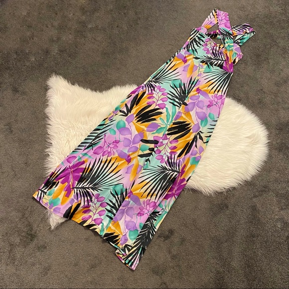 Tropical print maxi dress - Picture 2 of 5